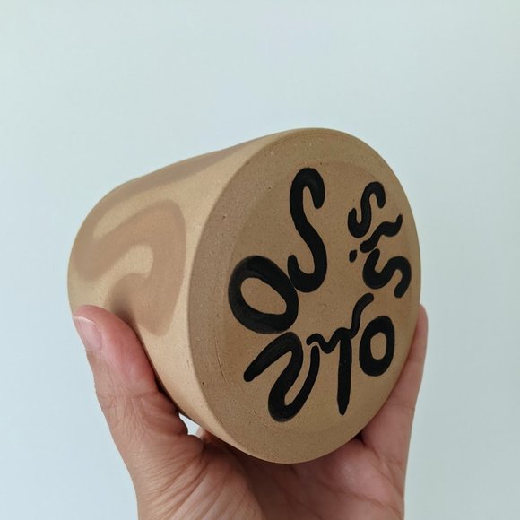 STUDIO SONTOSIS New Tan Squiggle Short Cup - Picture 5 of 8